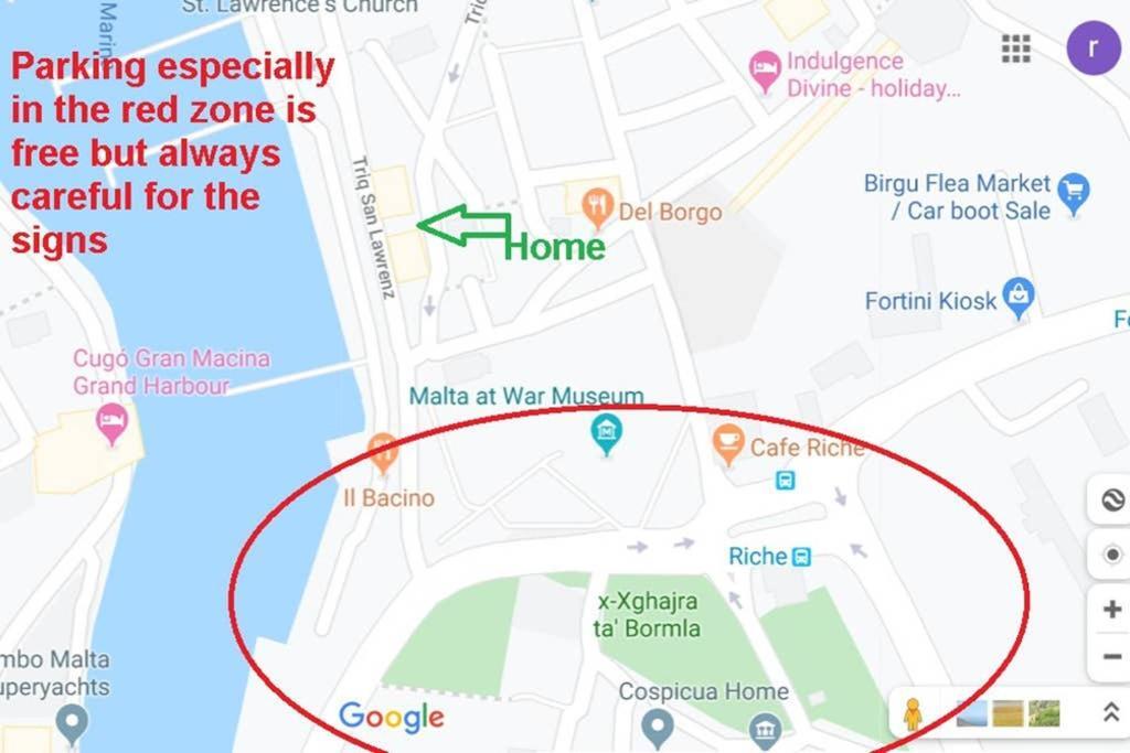 Vittoriosa' Seafront 2 Bed Highly Furnished Apartment Eksteriør bilde